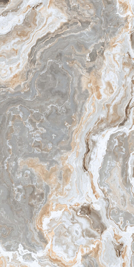 Керамогранит Neodom Onix Pro Onyx Abstract Polished, 60x120, под оникс, серый, полированный