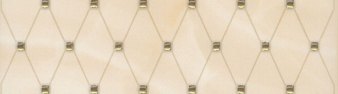 Бордюр Kerama Marazzi Летний сад Беж AD/B287/8260, 5.7x20, геометрия, бежевый, глянцевый