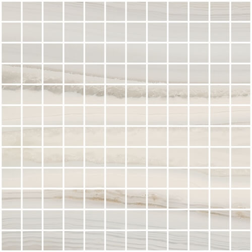 Мозаика Cavalli Agata Mosaico Azzurro Lapp, 30x30, под оникс, серая, лаппатированная