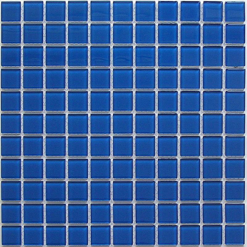 Мозаика Bonaparte Mosaics Deep Blu, 30x30, моноколор, синяя, глянцевая