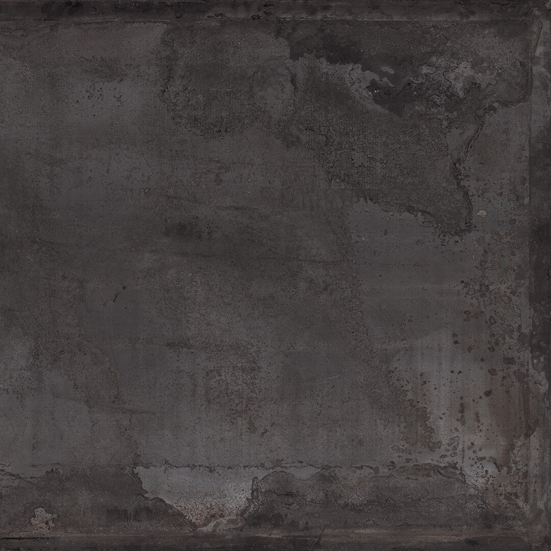 Керамогранит Imola Ceramica Tube 120N, 120x120, под металл, чёрный, матовый