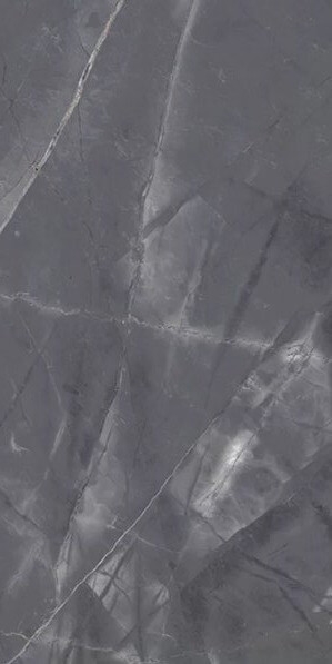 Керамогранит QUA Granite 60x120 Anthracite Full Lap, 60x120, под мрамор, антрацит, лаппатированный