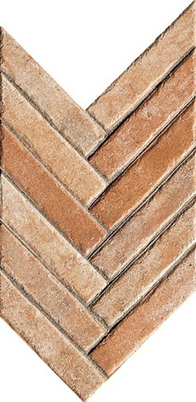 Декор ABK Petraia Parquet Ocra, 25x35, под камень, коричневый, матовый