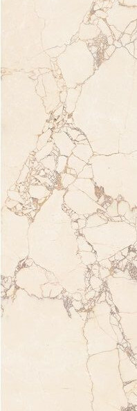 Настенная плитка Нефрит Керамика Ринальди Бежевый Темный, 20x60, под камень, бежевая, глянцевая