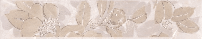 Бордюр Kerama Marazzi Баккара Глянцевый, 5.7x30, под мрамор, бежевый, глянцевый