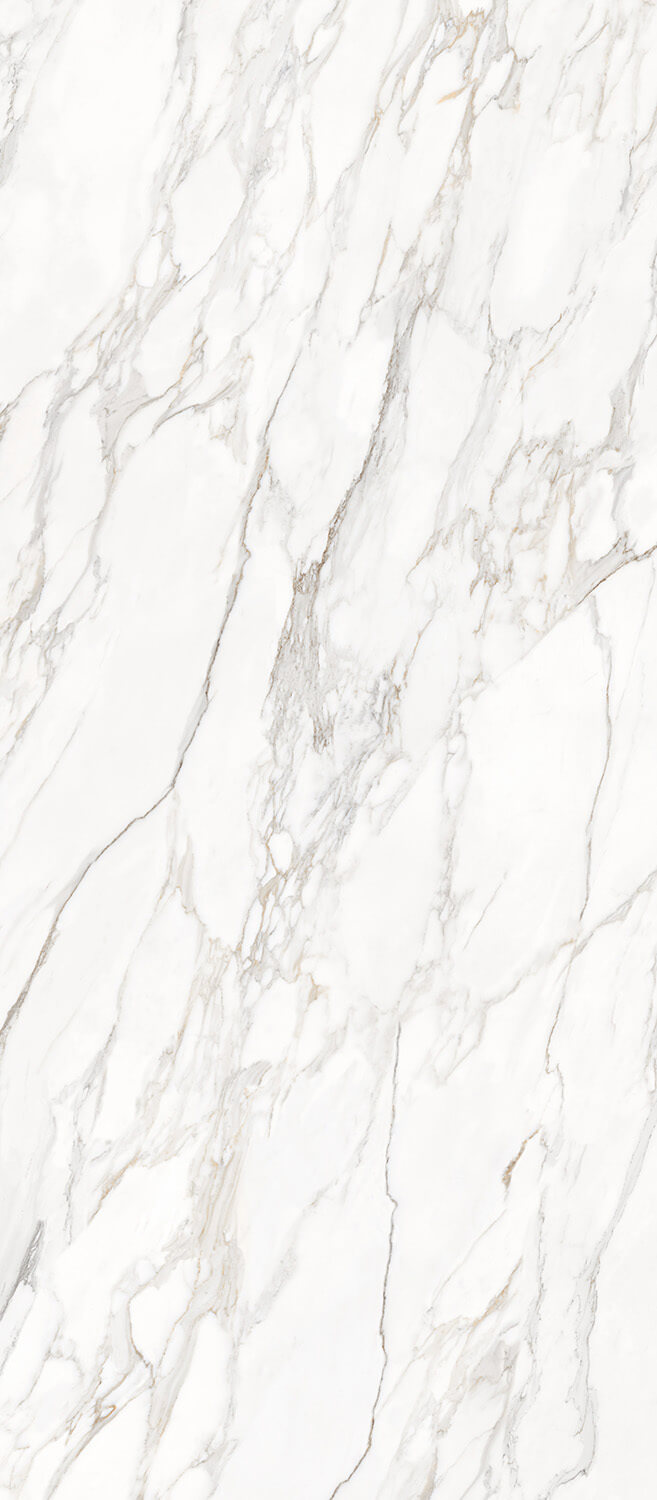 Керамогранит StaroSlabs Polished Carrara Bianco Elegance, 120x280, под мрамор, белый, полированный