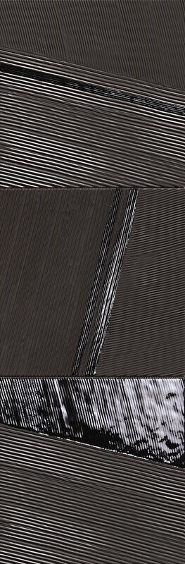 Настенная плитка FAP Ceramiche Mat & More Metal Brown Inserto Mix 3, 25x75, геометрия, коричневая, матовая