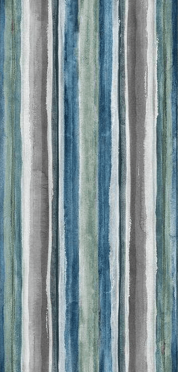 Настенная плитка Dado Ceramica Wallpapers Relax Ret. Mix 2, 60x120, под обои, синяя, матовая