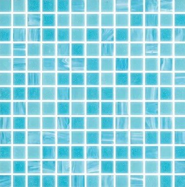 Мозаика Jnj Mosaic Blue Sky, 32.7x32.7, под камень, голубая, глянцевая