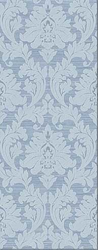 Настенная плитка Azori Chateau Blue, 20.1x50.5, под обои, голубая, матовая