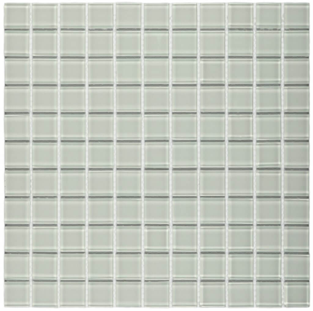 Мозаика Bonaparte Mosaics White Glass, 30x30, моноколор, белая, глянцевая
