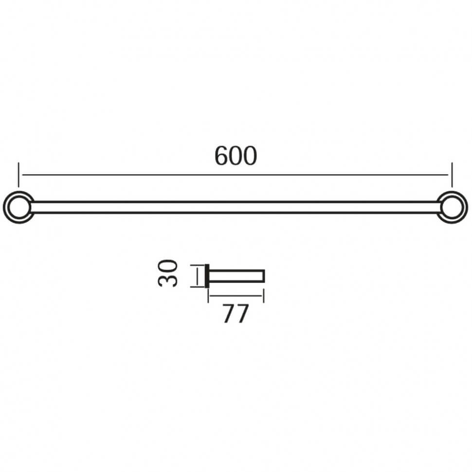 Полотенцедержатель Cisal Xion XI090101D1-2
