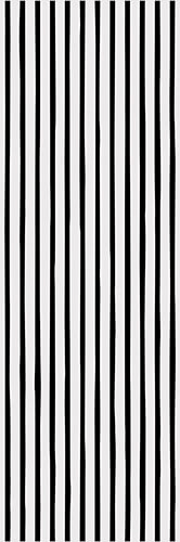 Настенная плитка Vives Inuit Omo Black, 25x75, под обои, чёрно-белая, глянцевая