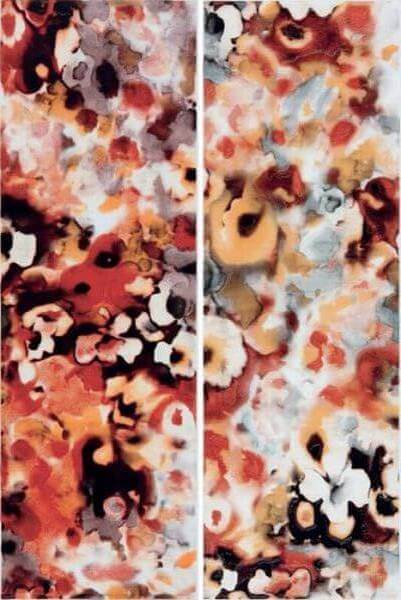 Декор Rako Air WITVE004, 40x60, под обои, мультиколор, глянцевый