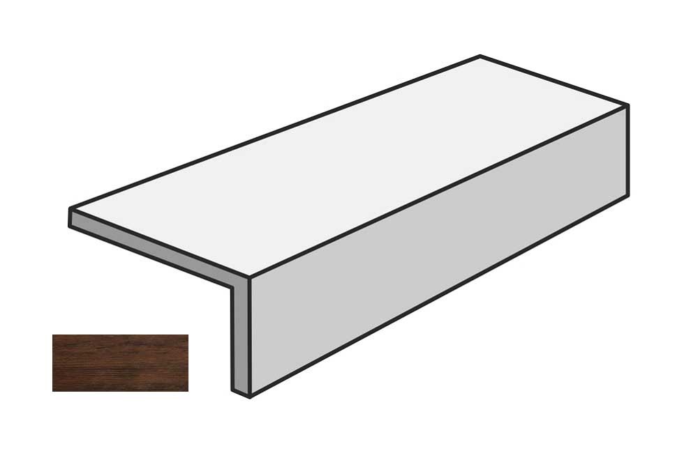 Спецэлемент Settecento Vintage Elemento Rovere, 15.7x47.8, под дерево, коричневый, матовый