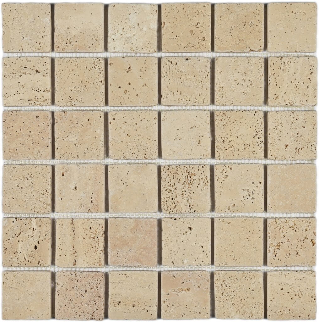 Мозаика Bonaparte Mosaics Organic (Matt), 30.5x30.5, под камень, бежевая, матовая