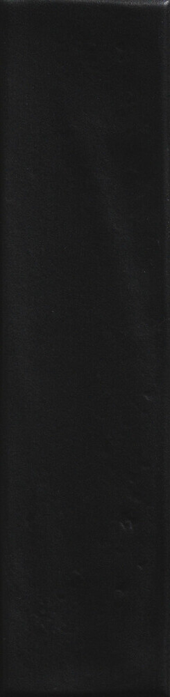 Настенная плитка Settecento Hamptons Night, 7.5x30, моноколор, чёрная, матовая