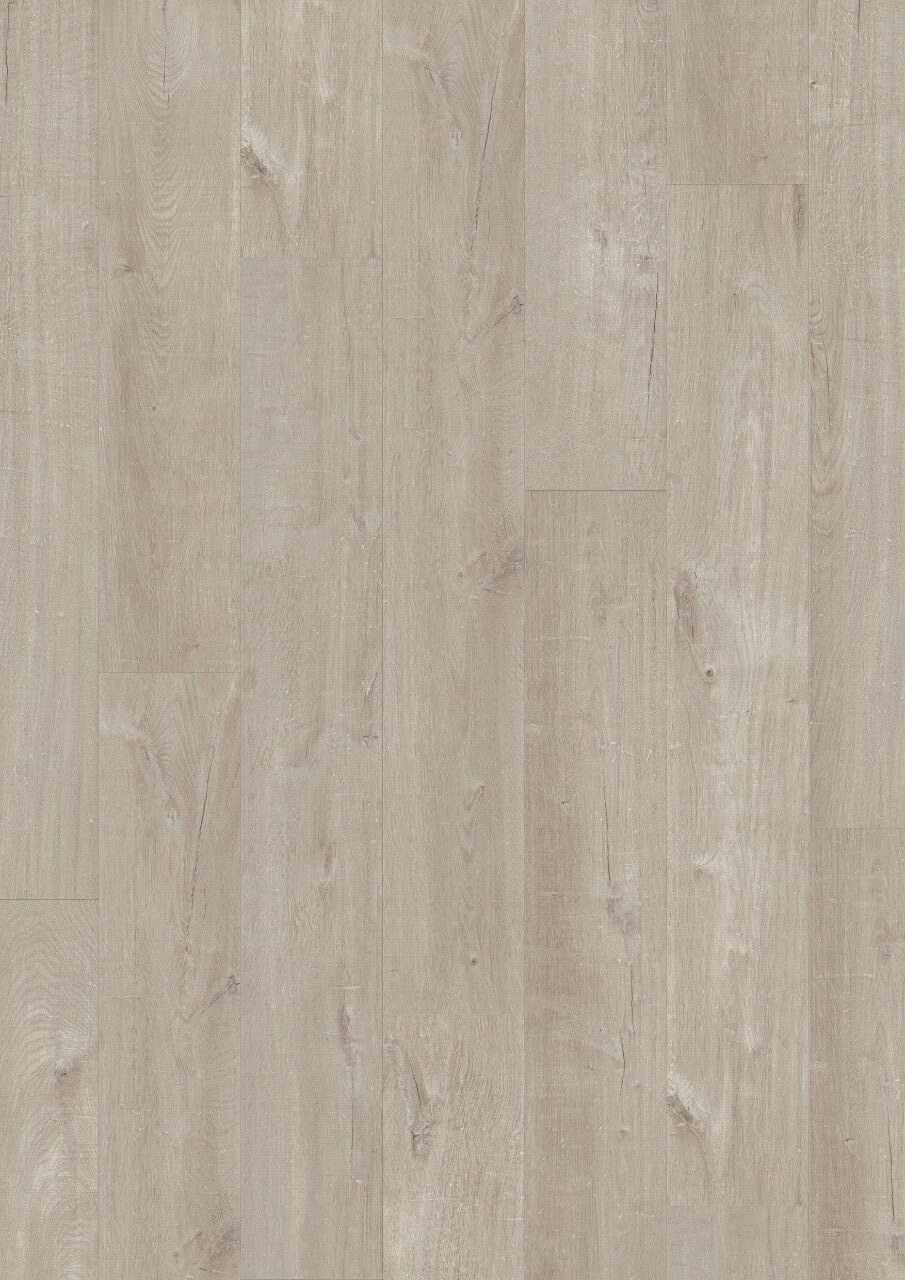 Кварц-винил Quick-Step Pulse Click Дуб хлопковый светло-серый PUCL40105