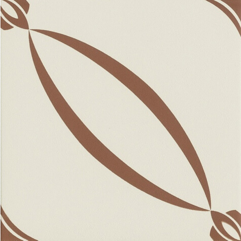 Керамогранит Ceramica Grazia Althaus Berlino Cotto, 20x20, орнамент, бежевый, матовый