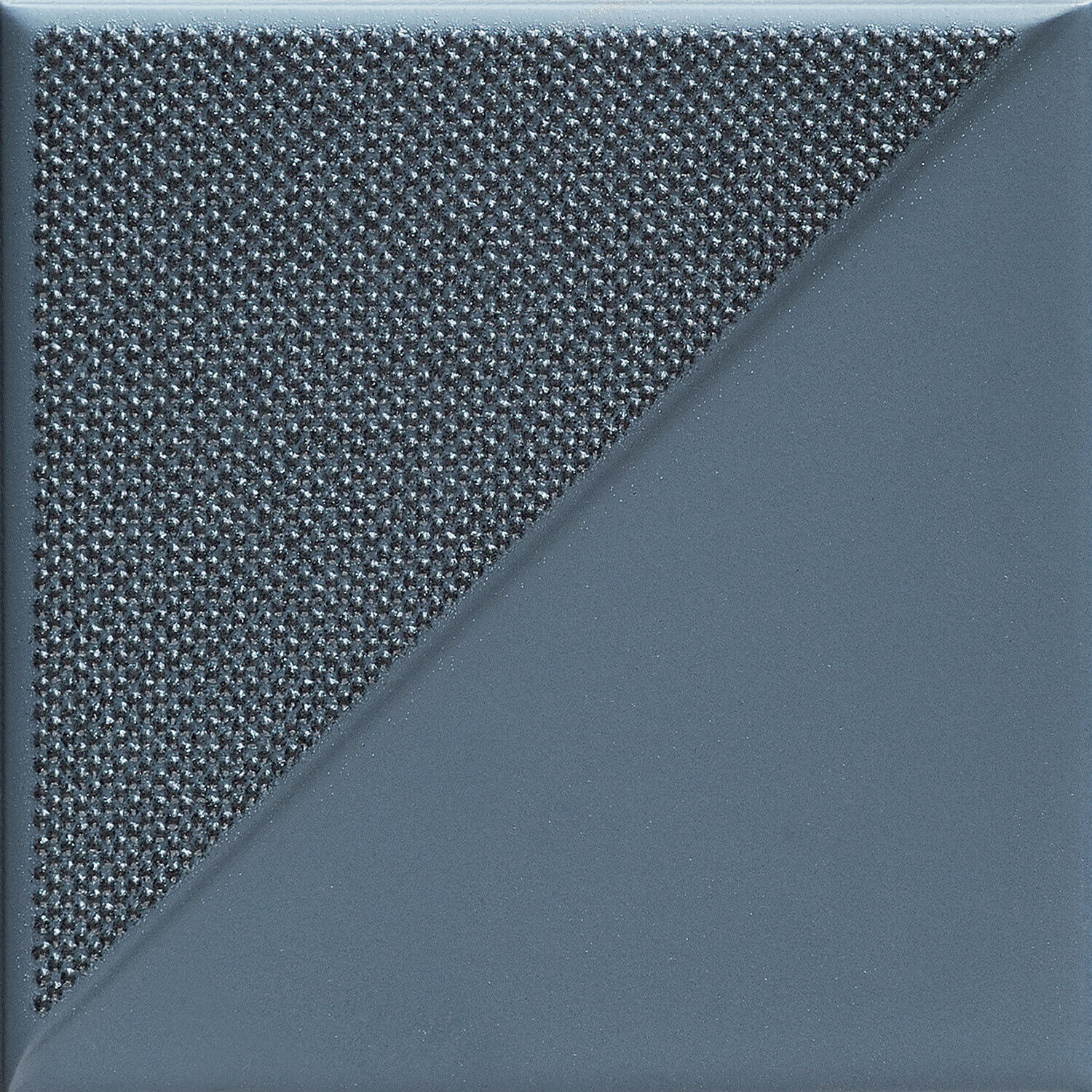 Настенная плитка Tubadzin Reflection D- Reflection Navy 2, 14.8x14.8, моноколор, синяя, матово-глянцевая