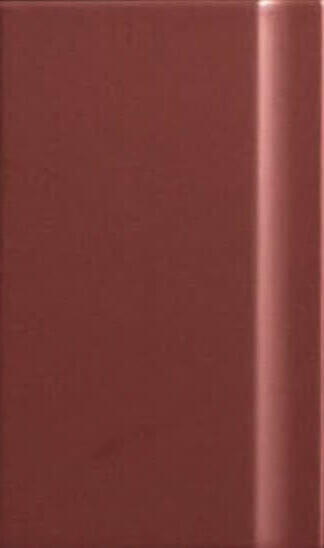 Бордюр Memory Of Cerim Alzata Rouge, 12.5x20, под бетон, красный, матовый