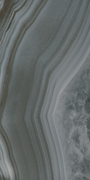 Настенная плитка Cavalli Agata Nero Nat, 50x100, под оникс, антрацит, матовая