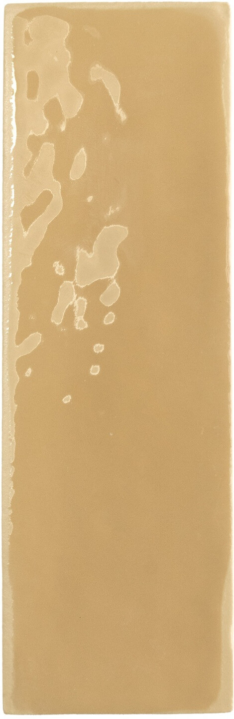 Керамогранит Wow Rebels Mustard Gloss, 5x15, под майолику, бежевый, глянцевый