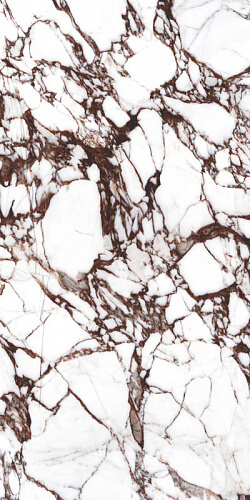 Керамогранит 41zero42 Pulp Red Double Polished, 60x120, под мрамор, белый, глянцевый