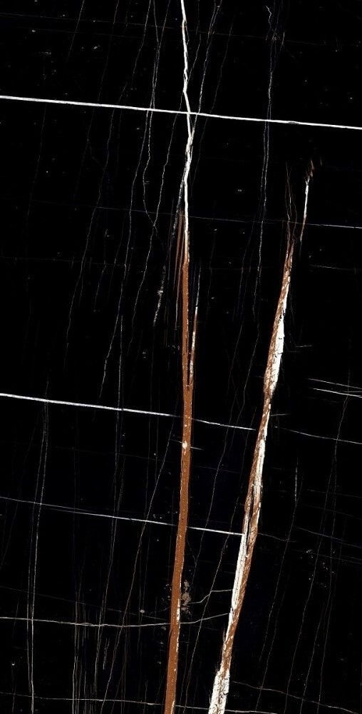 Керамогранит Ocean Ceramic 80x160 Sahara Noir, 80x160, под мрамор, чёрный, полированный