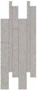 Декор Ergon Grain Stone Listelli sfalsati Grey Nat., 30x60, геометрия, серый, матовый