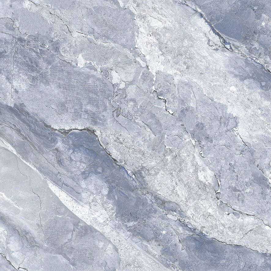 Керамогранит Ceradim Ocean Gorgeous Blue Голубой Полированный, 60x60, под камень, голубой, полированный