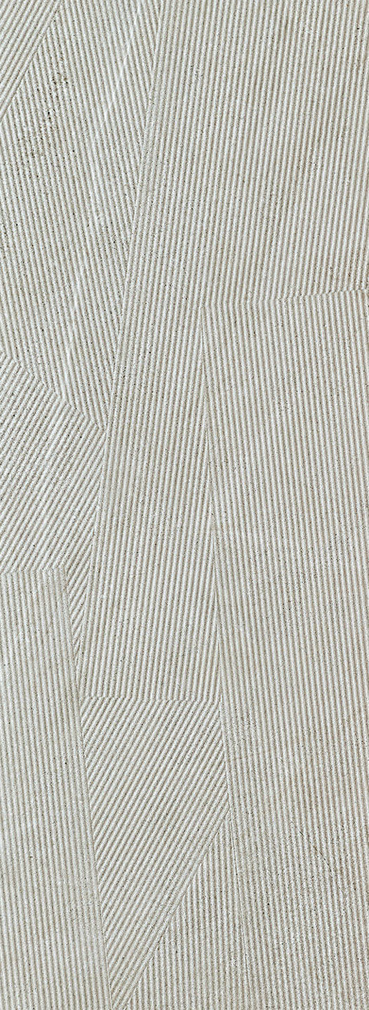 Настенная плитка Tubadzin Vestige Grey 2 Str, 32.8x89.8, под камень, серая, фактурная