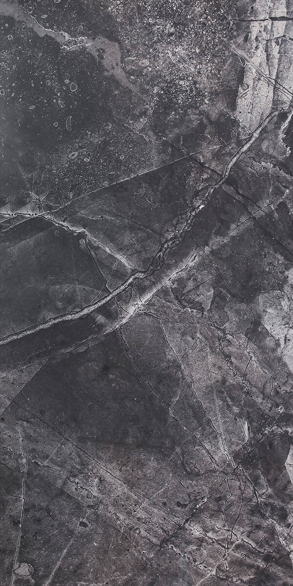 Керамогранит Globus Ceramica Китай JC 999 Pluton, 60x120, под камень, антрацит, полированный