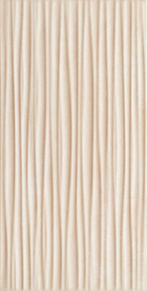 Настенная плитка Tubadzin Blink W- Blink Beige Str, 30.8x60.8, геометрия, бежевая, глянцевая