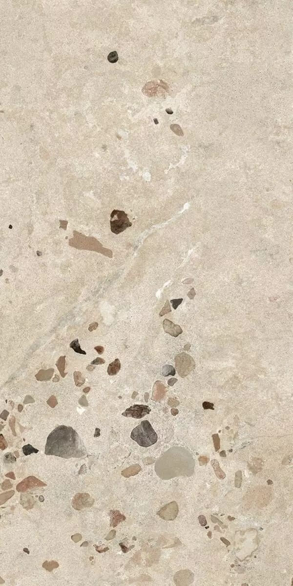 Керамогранит Fioranese Ceramica I Cocci Siciliani Sabbia, 60.4x120.8, имитация терраццо, бежевый, матовый