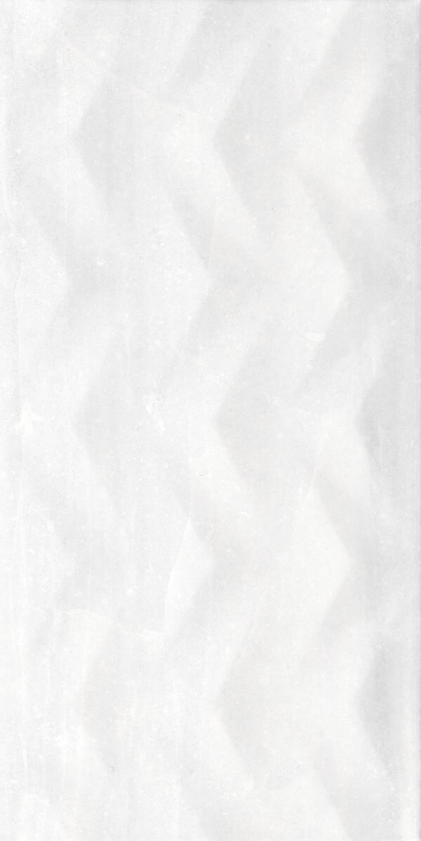 Настенная плитка Ceramika Konskie Tampa White Axis Rett, 30x60, под камень, белая, глянцевая