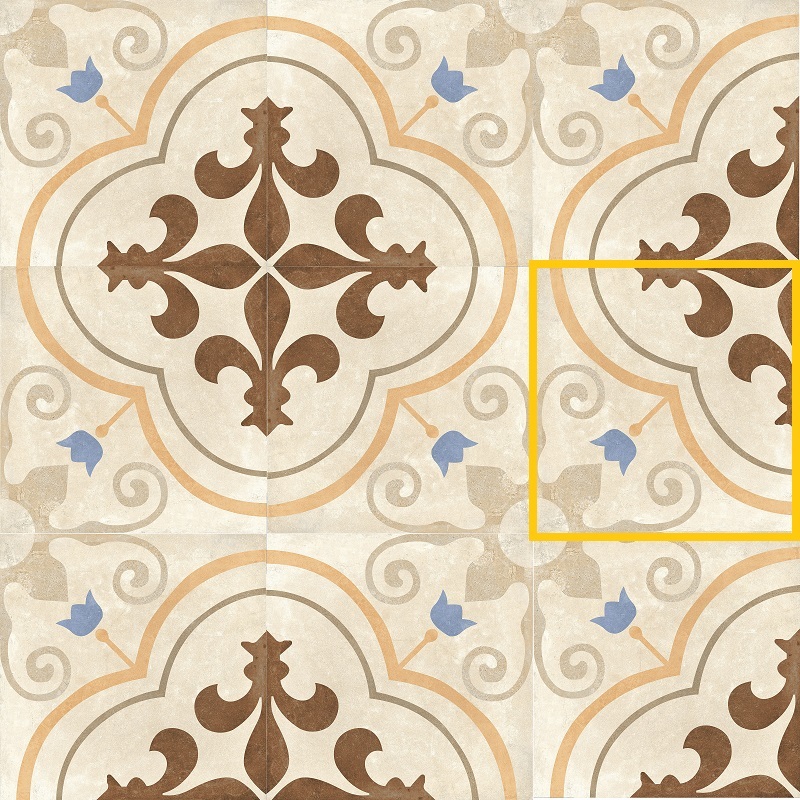 Керамогранит RHS-Rondine Swing Multicolor 03 Beige, 20x20, под бетон, мультиколор, матовый