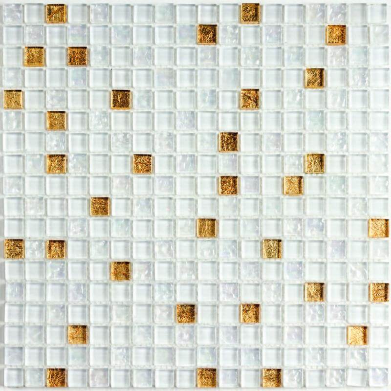 Мозаика Bonaparte Mosaics Classik Day, 30x30, моноколор, белая, глянцевая