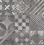 Декор Dado Ceramica Gare du Nord Dec. Eternity Ret., 60x60, под бетон, серый, матовый-2