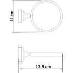Держатель для ершика WasserKRAFT Oder K-C173-2