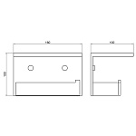 Держатели для туалетной бумаги Timo Petruma 15243/00-2