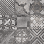 Декор Dado Ceramica Gare du Nord Dec. Eternity Ret., 60x60, под бетон, серый, матовый-3