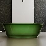 Полиэфирная ванна Abber Kristall AT9707Emerald 170x75x55