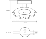 Держатель для зубных щеток Bemeta Omega 104110032-2