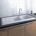 Кухонная мойка Duravit Cassia 7513110000, цвет белый-3