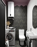 Керамогранит DNA Tiles Terrazzo Graphite Colours, 32x36.8, имитация терраццо, серый, матовый-5