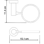 Держатель для ершика WasserKRAFT Donau K-C176-2