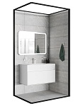 Настенная плитка Keratile Camden Shapes Grey MATE, 33.3x90, под камень, серая, рельефная-2
