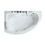 Акриловая ванна Black&White Galaxy с гидромассажной системой GB5008 L 500800L 160x100x60