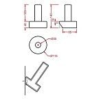 Держатель для туалетной бумаги ArtCeram Postit PSC001 01 74-4